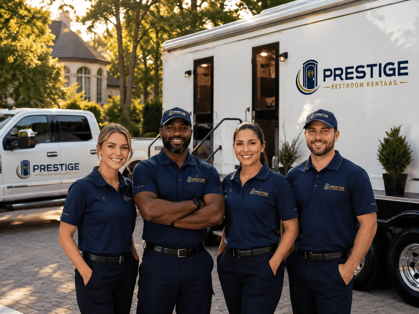 Trusted Luxury Portable Restrooms company in Sarles, ND